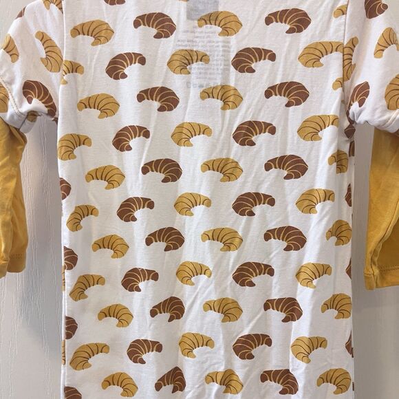 Kickee Pants Natural Croissants Polo Romper Bamboo Boys Size 18-24 Months - Picture 14 of 14